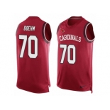 Men Nike Arizona Cardinals #70 Evan Boehm Limited Red Player Name & Number Tank Top NFL Jersey