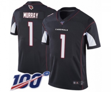 Men's Arizona Cardinals #1 Kyler Murray Black Alternate Vapor Untouchable Limited Player 100th Season Football Jersey