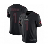 Men's Arizona Cardinals #1 Kyler Murray Limited Black Rush Impact Football Jersey