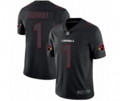 Men's Arizona Cardinals #1 Kyler Murray Limited Black Rush Impact Football Jersey