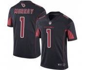 Men's Arizona Cardinals #1 Kyler Murray Limited Black Rush Vapor Untouchable Football Jersey