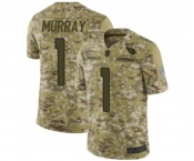 Men's Arizona Cardinals #1 Kyler Murray Limited Camo 2018 Salute to Service Football Jersey