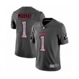 Men's Arizona Cardinals #1 Kyler Murray Limited Gray Static Fashion Football Jersey