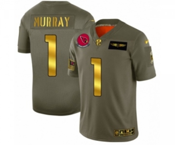 Men's Arizona Cardinals #1 Kyler Murray Limited Olive Gold 2019 Salute to Service Football Jersey