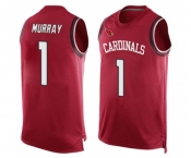 Men's Arizona Cardinals #1 Kyler Murray Limited Red Player Name & Number Tank Top Football Jersey