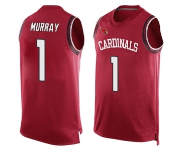 Men's Arizona Cardinals #1 Kyler Murray Limited Red Player Name & Number Tank Top Football Jersey