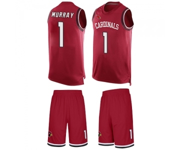 Men's Arizona Cardinals #1 Kyler Murray Limited Red Tank Top Suit Football Jersey