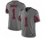 Men's Arizona Cardinals #1 Kyler Murray Limited Silver Inverted Legend Football Jersey