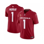 Men's Arizona Cardinals #1 Kyler Murray Red 2023 F.U.S.E. With 4-Star C Patch Vapor Untouchable F.U.S.E. Limited Football Stitched Jersey