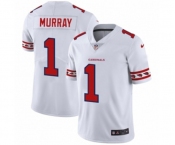 Men's Arizona Cardinals #1 Kyler Murray White Team Logo Cool Edition Jersey