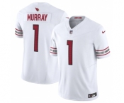 Men's Arizona Cardinals #1 Kyler Murray White Vapor Untouchable F.U.S.E. Limited Stitched Football Jersey