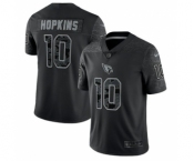 Men's Arizona Cardinals #10 DeAndre Hopkins Black Reflective Limited Stitched Football Jersey