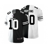 Men's Arizona Cardinals #10 DeAndre Hopkins Black V White Peace Split Vapor Untouchable Limited Football Jersey