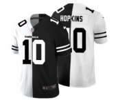 Men's Arizona Cardinals #10 DeAndre Hopkins Black V White Peace Split Vapor Untouchable Limited Football Jersey