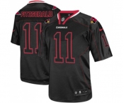 Men's Arizona Cardinals #11 Larry Fitzgerald Lights Out Black Football Jersey