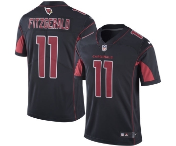 Men's Arizona Cardinals #11 Larry Fitzgerald Nike Black Color Rush Limited Jersey