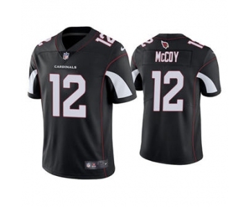 Men's Arizona Cardinals #12 Colt McCoy Black Vapor Untouchable Limited Stitched Football Jersey