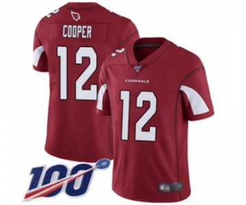 Men's Arizona Cardinals #12 Pharoh Cooper Red Team Color Vapor Untouchable Limited Player 100th Season Football Jersey