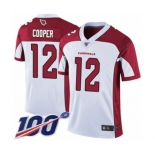 Men's Arizona Cardinals #12 Pharoh Cooper White Vapor Untouchable Limited Player 100th Season Football Jersey