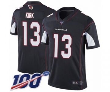 Men's Arizona Cardinals #13 Christian Kirk Black Alternate Vapor Untouchable Limited Player 100th Season Football Jersey