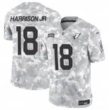 Men's Arizona Cardinals #18 Marvin Harrison Jr. 2024 F.U.S.E. Arctic Camo Salute to Service Limited Football Stitched Jersey