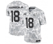 Men's Arizona Cardinals #18 Marvin Harrison Jr. 2024 F.U.S.E. Arctic Camo Salute to Service Limited Football Stitched Jersey