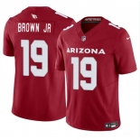 Men's Arizona Cardinals #19 Anthony Brown JR Red 2024 F.U.S.E. Vapor Untouchable Limited Stitched