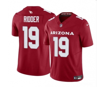 Men's Arizona Cardinals #19 Desmond Ridder Red 2024 F.U.S.E. Vapor Untouchable Limited Football Stitched Jersey