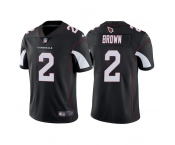 Men's Arizona Cardinals #2 Marquise Brown Black Vapor Untouchable Limited Stitched Jersey