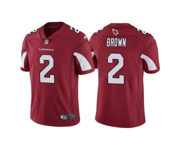 Men's Arizona Cardinals #2 Marquise Brown Red Vapor Untouchable Limited Stitched Jersey