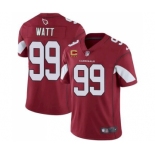 Men's Arizona Cardinals 2022 #99 J.J. Watt Red With 4-star C Patch Vapor Untouchable Limited Stitched NFL Jersey