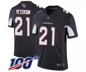 Men's Arizona Cardinals #21 Patrick Peterson Black Alternate Vapor Untouchable Limited Player 100th Season Football Jersey