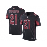 Men's Arizona Cardinals #21 Patrick Peterson Nike Black Color Rush Limited Jersey