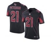 Men's Arizona Cardinals #21 Patrick Peterson Nike Black Color Rush Limited Jersey