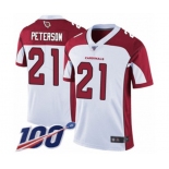 Men's Arizona Cardinals #21 Patrick Peterson White Vapor Untouchable Limited Player 100th Season Football Jersey