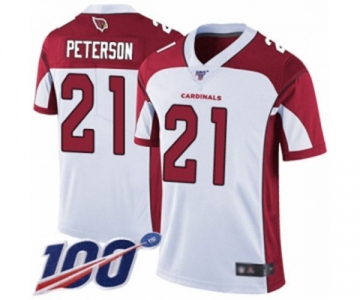 Men's Arizona Cardinals #21 Patrick Peterson White Vapor Untouchable Limited Player 100th Season Football Jersey