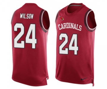 Men's Arizona Cardinals #24 Adrian Wilson Limited Red Player Name & Number Tank Top Football Jersey