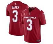 Men's Arizona Cardinals #3 Budda Baker Red 2023 F.U.S.E. With 4-Star C Patch Vapor Untouchable F.U.S.E. Limited Football Stitched Jersey