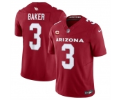 Men's Arizona Cardinals #3 Budda Baker Red 2024 F.U.S.E. With 4-Star C Patch Vapor Untouchable Limited Football Stitched Jersey