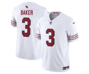 Men's Arizona Cardinals #3 Budda Baker White Vapor Untouchable F.U.S.E. Limited Stitched Football Jersey