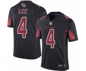 Men's Arizona Cardinals #4 Andy Lee Limited Black Rush Vapor Untouchable Football Jersey