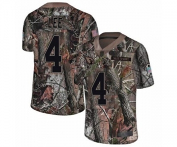 Men's Arizona Cardinals #4 Andy Lee Limited Camo Rush Realtree Football Jersey