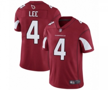 Men's Arizona Cardinals #4 Andy Lee Red Team Color Vapor Untouchable Limited Player Football Jersey