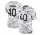 Men's Arizona Cardinals #40 Pat Tillman 2024 Arctic Camo Salute To Service Limited Stitched Football Jersey