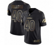 Men's Arizona Cardinals #40 Pat Tillman Limited Black Gold Vapor Untouchable Football Jersey