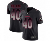 Men's Arizona Cardinals #40 Pat Tillman Limited Black Smoke Fashion Football Jersey