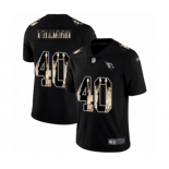 Men's Arizona Cardinals #40 Pat Tillman Limited Black Statue of Liberty Football Jersey