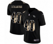 Men's Arizona Cardinals #40 Pat Tillman Limited Black Statue of Liberty Football Jersey