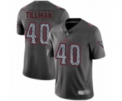 Men's Arizona Cardinals #40 Pat Tillman Limited Gray Static Fashion Football Jersey