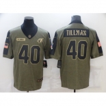 Men's Arizona Cardinals #40 Pat Tillman Nike Olive 2021 Salute To Service Limited Player Jersey